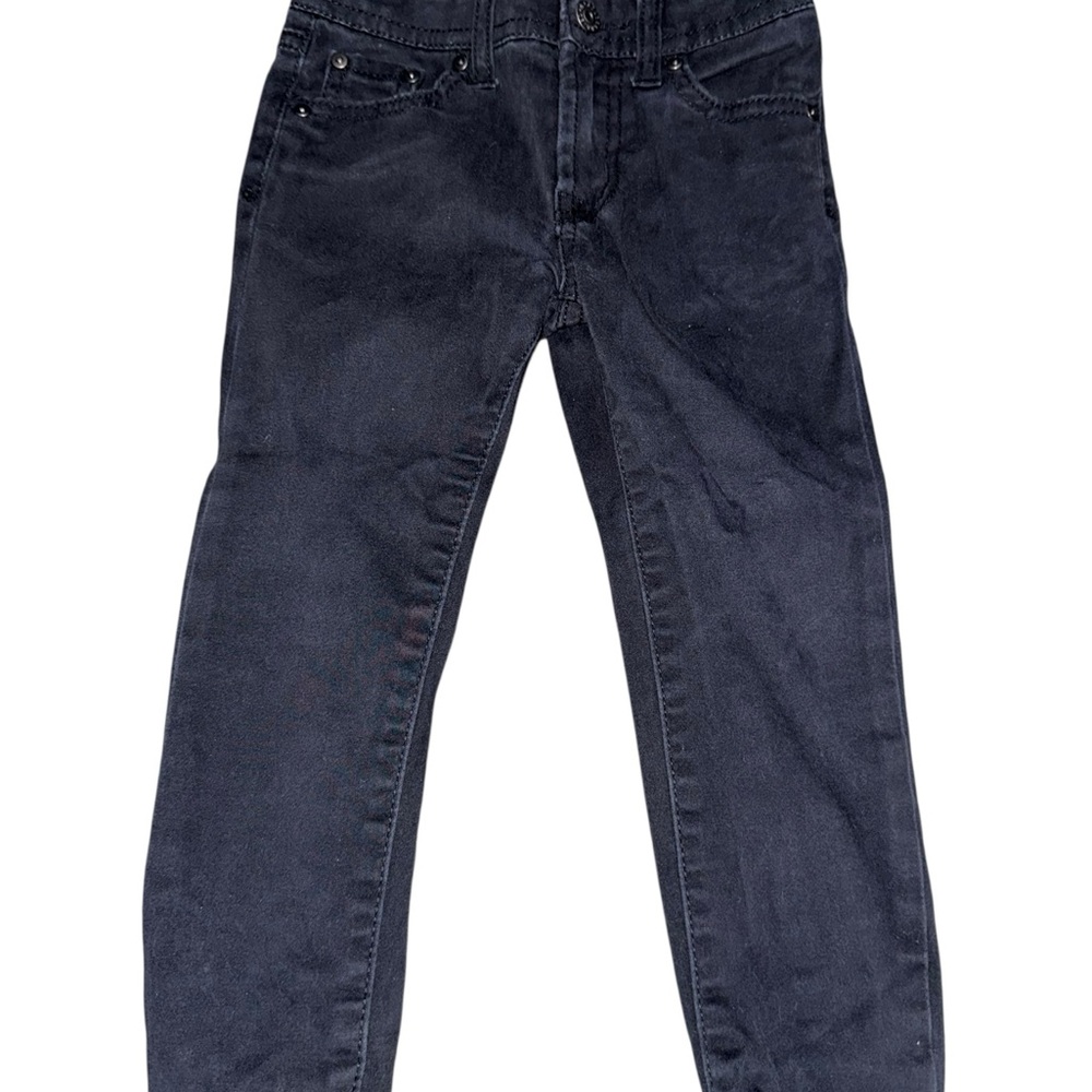AG The Stryker Luxe Slim Straight Black Jeans Size 3T